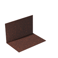 Уголок внутренний металлический с посыпкой, Красный