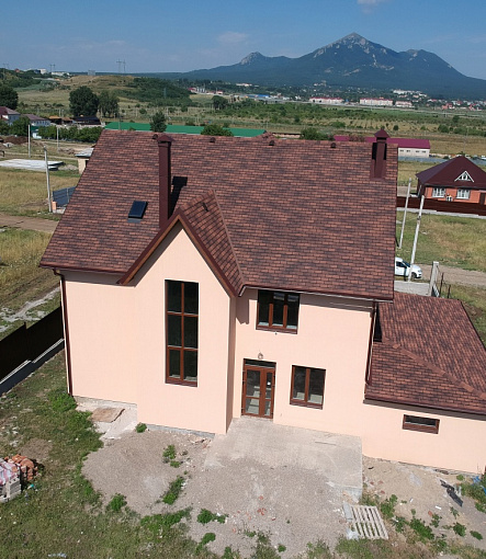 Битумная черепица, Серия Premium, Коллекция Женева, Цвет Кофе - 49