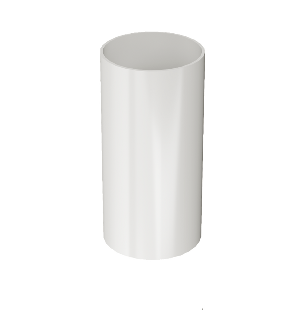 Труба водосточная 1.5 м Стандарт (Standard), белый - 1