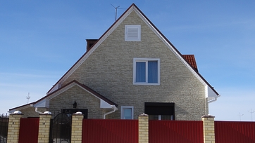 Заглушка желоба Lux, пломбир - 32