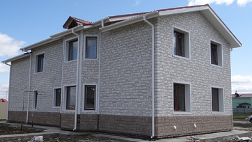 Заглушка желоба Lux, пломбир - 30